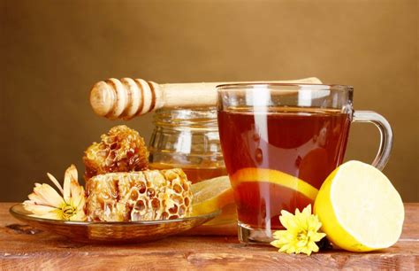 Чай с медом и лимоном для потенции